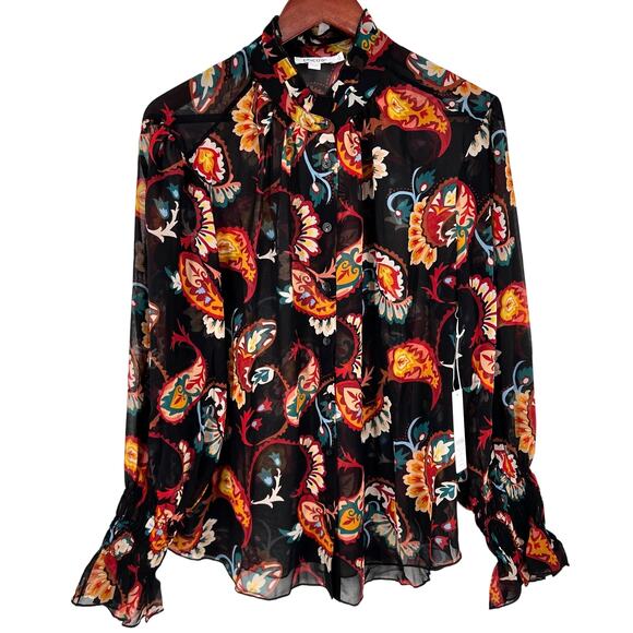 Chico's Tops - NEW NWT MSRP $99 Chicos Sz 3 XL Formal Black Dinner Business Blouse Shirt Top